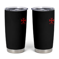 Deus Vult Catholic Knight Templar Crusader Cross Faith Tumbler Cup