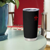 Deus Vult Catholic Knight Templar Crusader Cross Faith Tumbler Cup
