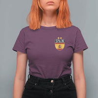 Spain 2nd Star Espana Football Crest T Shirt For Women