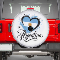 Argentina Heart Argentinian Flag Sun of May Patriotic Spare Tire Cover