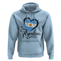 Argentina Heart Argentinian Flag Sun of May Patriotic Hoodie