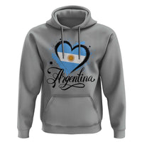Argentina Heart Argentinian Flag Sun of May Patriotic Hoodie