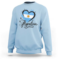 Argentina Heart Argentinian Flag Sun of May Patriotic Sweatshirt