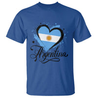 Argentina Heart Argentinian Flag Sun of May Patriotic T Shirt