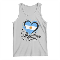 Argentina Heart Argentinian Flag Sun of May Patriotic Tank Top