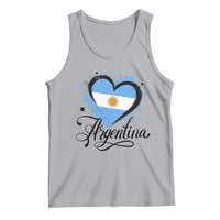 Argentina Heart Argentinian Flag Sun of May Patriotic Tank Top