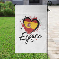 Espana Heart Spanish Flag Patriotic Spain Pride Garden Flag