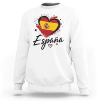 Espana Heart Spanish Flag Patriotic Spain Pride Sweatshirt