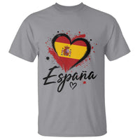 Espana Heart Spanish Flag Patriotic Spain Pride T Shirt