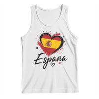Espana Heart Spanish Flag Patriotic Spain Pride Tank Top