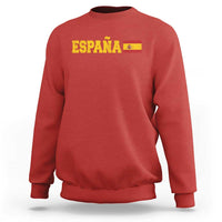 Espana Spain Vintage Sports Design Spanish Flag Sweatshirt