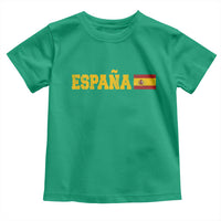 Espana Spain Vintage Sports Design Spanish Flag Toddler T Shirt