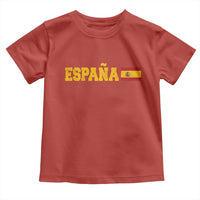 Espana Spain Vintage Sports Design Spanish Flag Toddler T Shirt