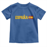Espana Spain Vintage Sports Design Spanish Flag Toddler T Shirt