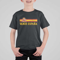 Vamos Espana Spainish Flag Vintage Spain Coat of Arms T Shirt For Kid