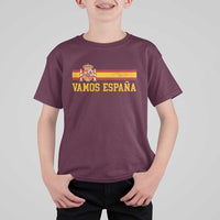 Vamos Espana Spainish Flag Vintage Spain Coat of Arms T Shirt For Kid