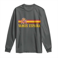 Vamos Espana Spainish Flag Vintage Spain Coat of Arms Long Sleeve Shirt