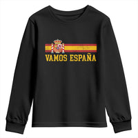 Vamos Espana Spainish Flag Vintage Spain Coat of Arms Youth Sweatshirt
