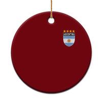 Argentina 4th Star Vintage Argentine Football Crest Ceramic Ornament