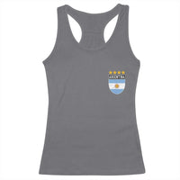 Argentina 4th Star Vintage Argentine Football Crest Racerback Tank Top