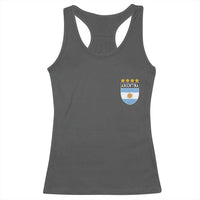 Argentina 4th Star Vintage Argentine Football Crest Racerback Tank Top