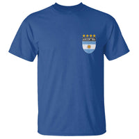 Argentina 4th Star Vintage Argentine Football Crest T Shirt