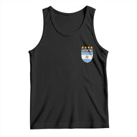 Argentina 4th Star Vintage Argentine Football Crest Tank Top