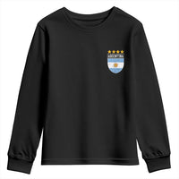 Argentina 4th Star Vintage Argentine Football Crest Youth Sweatshirt