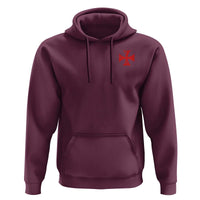 Vintage Catholic Knight Templar Crusader Cross Hoodie