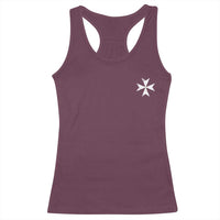 Knights Hospitaller Vintage Maltese Cross Catholic Christian Racerback Tank Top
