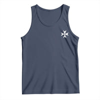 Knights Hospitaller Vintage Maltese Cross Catholic Christian Tank Top