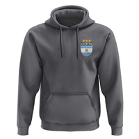 Argentina 3rd Star Vintage Argentine Football Crest Hoodie