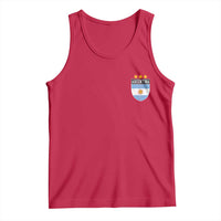 Argentina 3rd Star Vintage Argentine Football Crest Tank Top