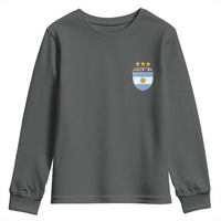 Argentina 3rd Star Vintage Argentine Football Crest Youth Sweatshirt