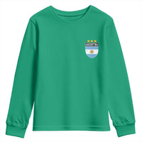 Argentina 3rd Star Vintage Argentine Football Crest Youth Sweatshirt