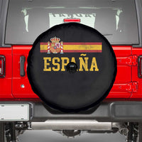 Espana Pride Vintage Spain Coat of Arms Patriotic Spainish Flag Spare Tire Cover