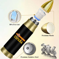 Espana Pride Vintage Spain Coat of Arms Patriotic Spainish Flag Bullet Tumbler