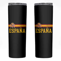 Espana Pride Vintage Spain Coat of Arms Patriotic Spainish Flag Skinny Tumbler