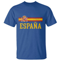 Espana Pride Vintage Spain Coat of Arms Patriotic Spainish Flag T Shirt