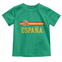 Espana Pride Vintage Spain Coat of Arms Patriotic Spainish Flag Toddler T Shirt