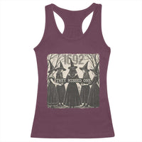 1692 They Missed One Racerback Tank Top Halloween Feminist Witch Trials - Wonder Print Shop