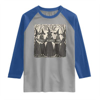1692 They Missed One Raglan Shirt Halloween Feminist Witch Trials - Wonder Print Shop