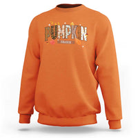 Pumpkin Season Sweatshirt Fall Autumn Harvest Season Thanksgiving - Wonder Print Shop