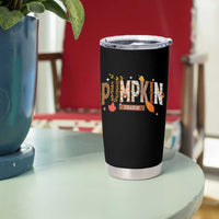 Pumpkin Season Tumbler Cup Fall Autumn Harvest Season Thanksgiving - Wonder Print Shop