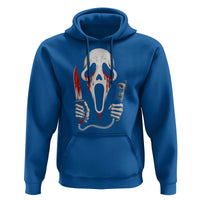 Funny Halloween Scary Face Ghost Hoodie Horror Slasher Bloody Knife - Wonder Print Shop