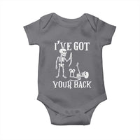 Funny I Got Your Back Baby Onesie Halloween Skeleton Skull - Wonder Print Shop
