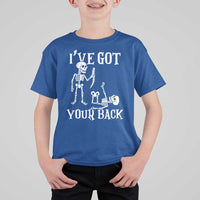 Funny I Got Your Back T Shirt For Kid Halloween Skeleton Skull - Wonder Print Shop
