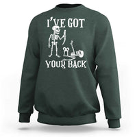 Funny I Got Your Back Sweatshirt Halloween Skeleton Skull - Wonder Print Shop