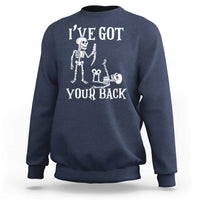 Funny I Got Your Back Sweatshirt Halloween Skeleton Skull - Wonder Print Shop