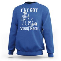 Funny I Got Your Back Sweatshirt Halloween Skeleton Skull - Wonder Print Shop